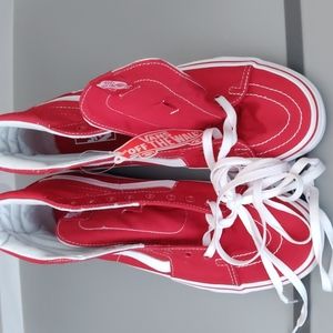 Vans Sk8-Hi Red High boot Unisex